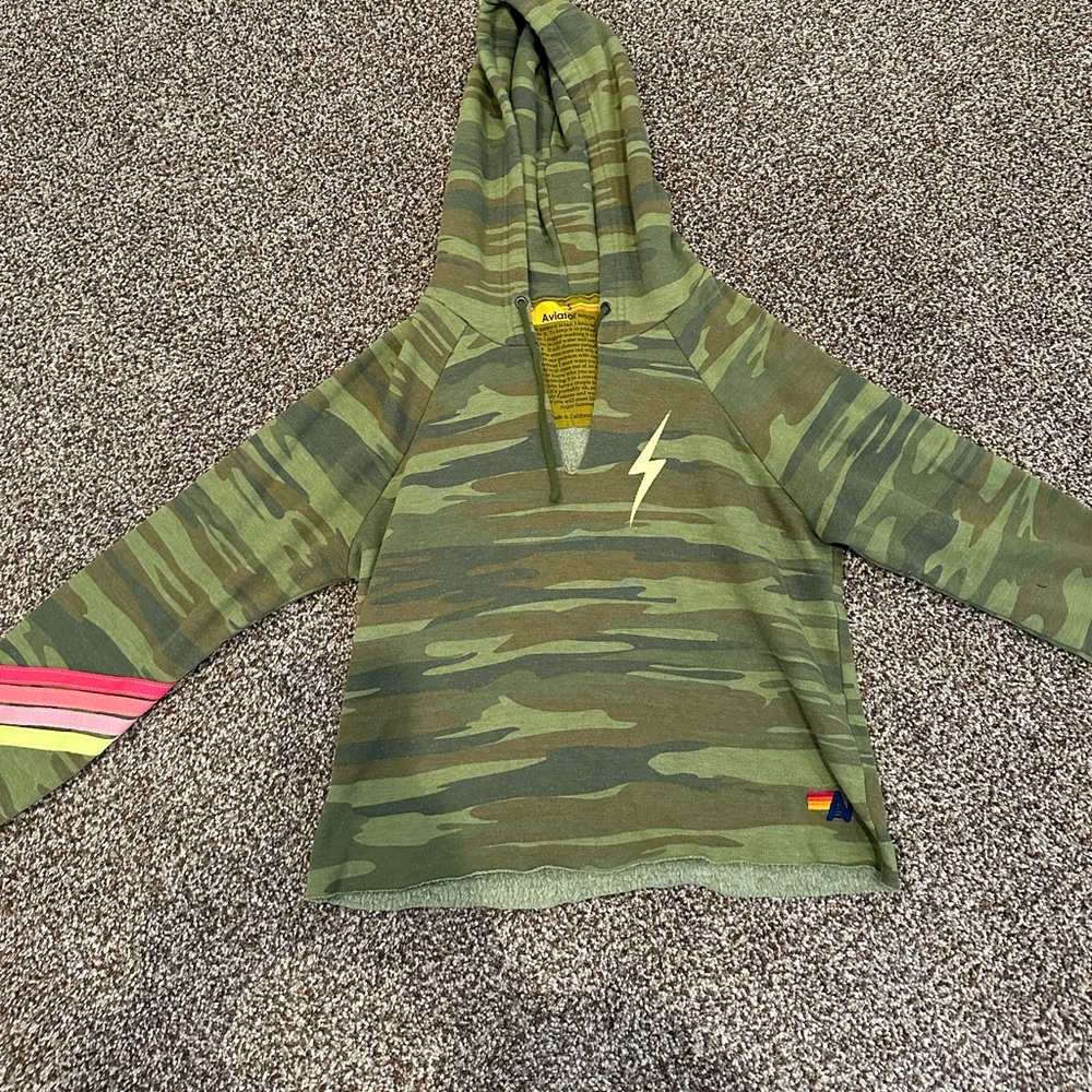 Aviator Nation Hoodie practically new so warm and soft